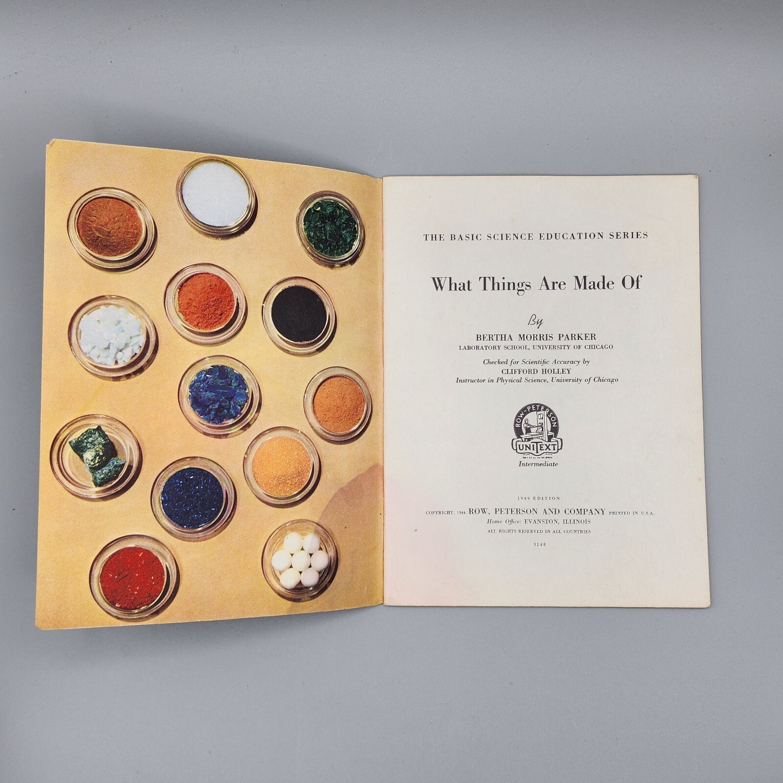 6 Mid-Century Basic Science Education Series Books, Row-Peterson Unitext