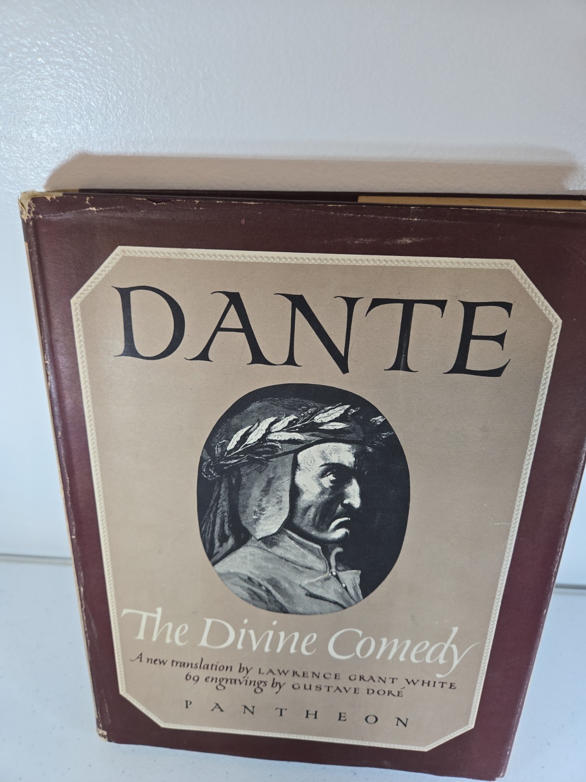 1948 LARGE BOOK THE DIVINE COMEDY BY DANTE ALIGHIERY ILLUSTRATED BY GUSTAVE DORE