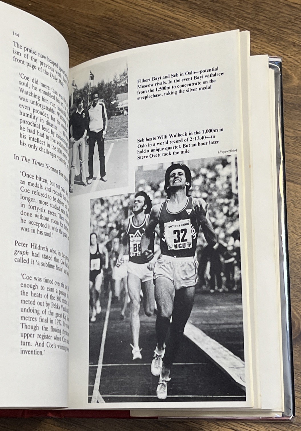 Sebastian Coe, David Miller RUNNING FREE 1st Edition 1981 HC/DJ
