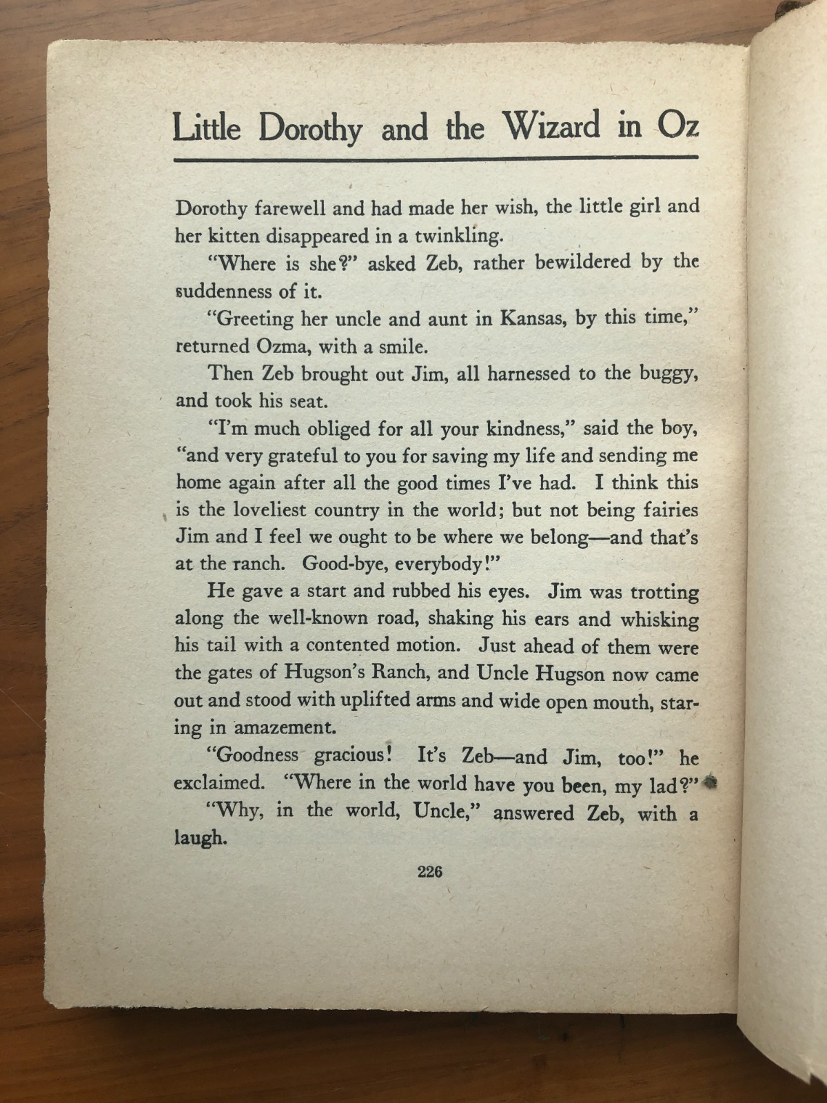 Dorothy and the Wizard in Oz 1908 L Frank Baum Hardcover *BAD CONDITION, Read!*