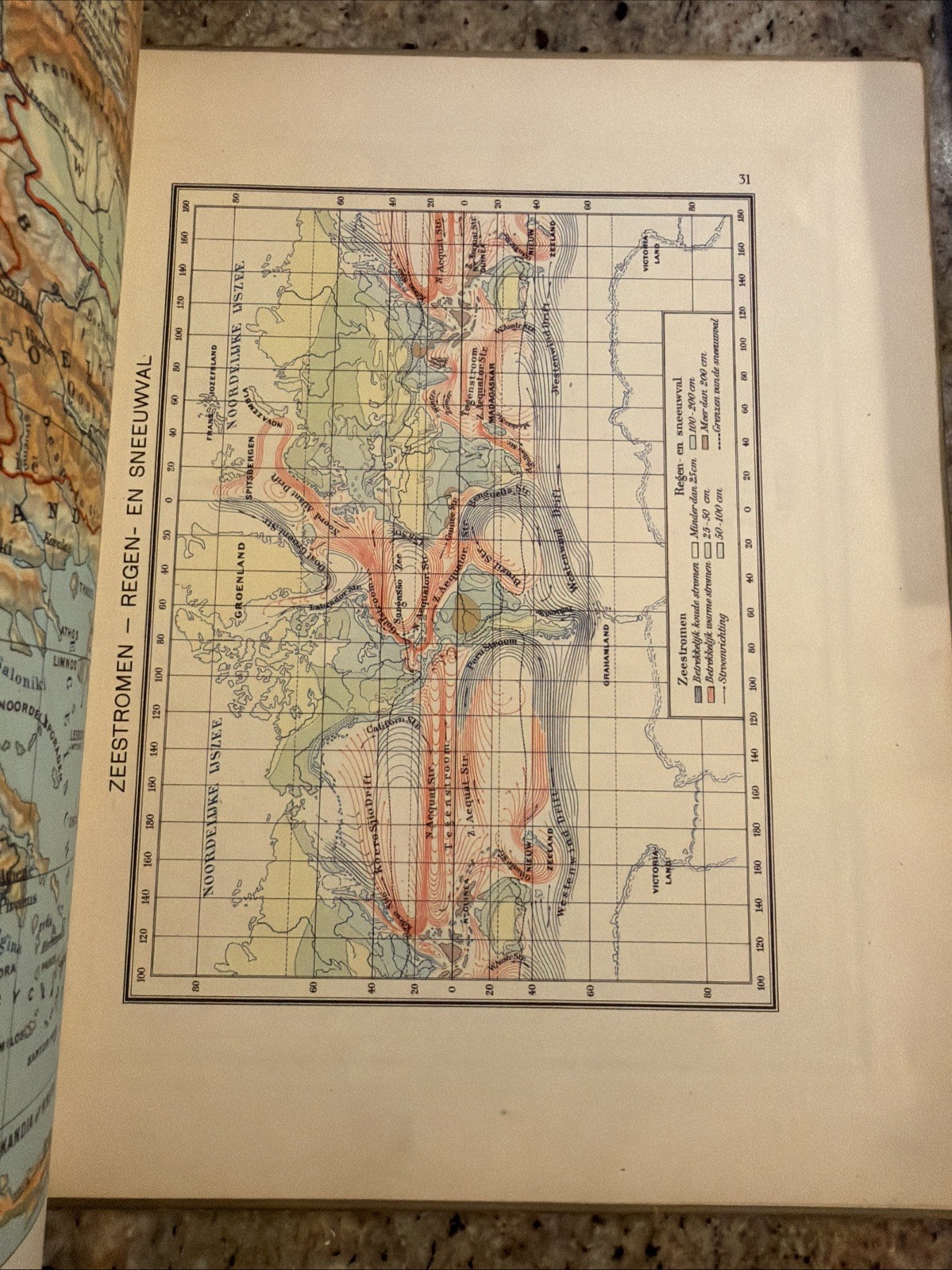 Vintage Kleine Schoolatlas der gehele aarde 1938 – Netherlands World Atlas