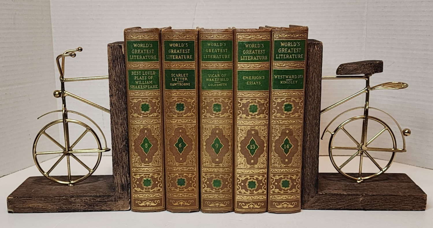 World’s Greatest Literature Set 1936 Volumes 5, 6, 9, 13, & 14 DECOR, STAGING