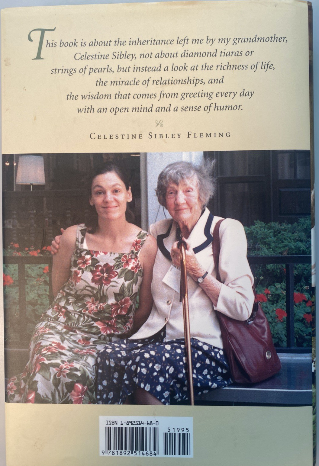 SIGNED First Printing CELESTING SIBLEY Granddaughter Reminiscence Fleming