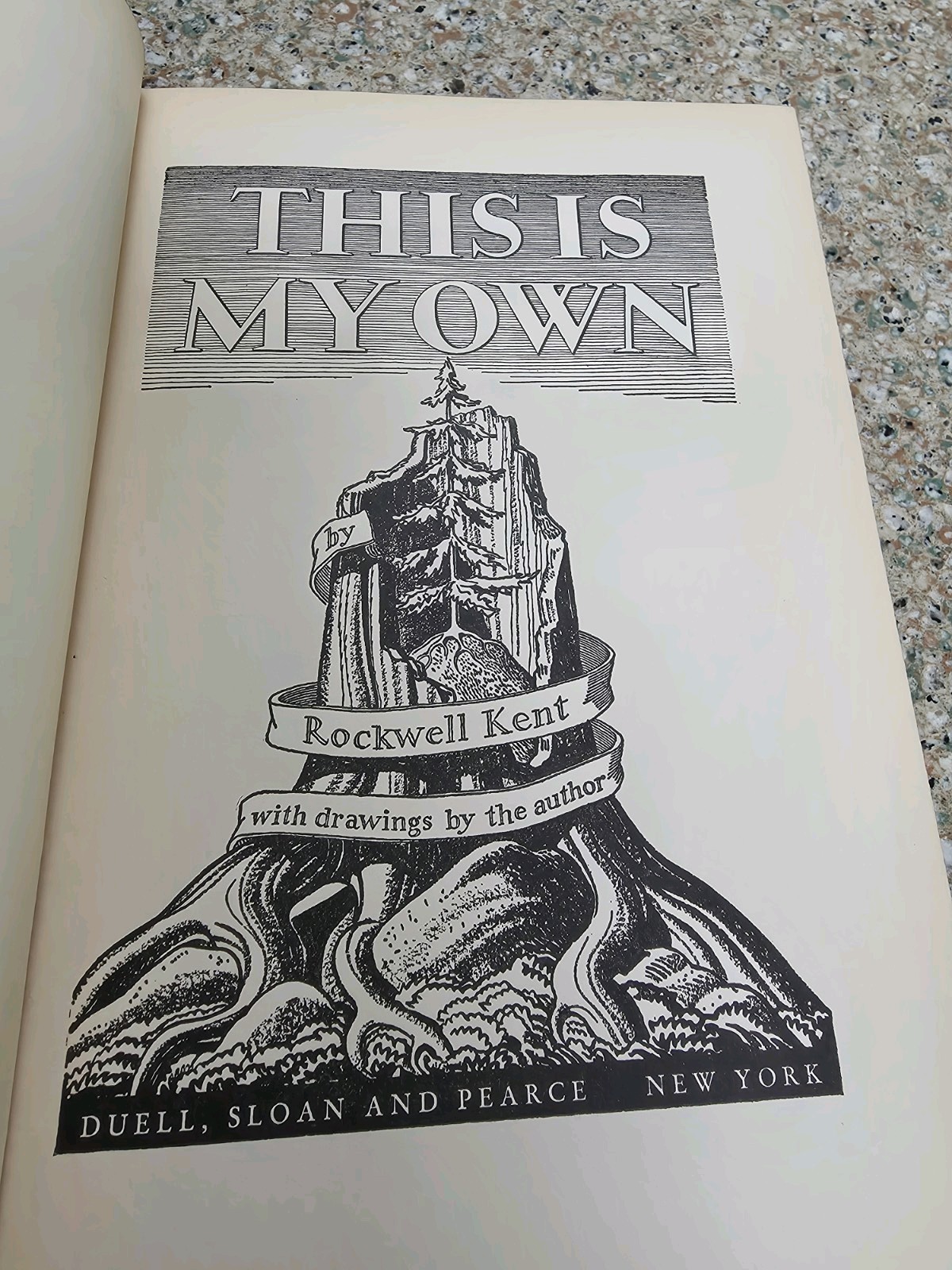 1940 SIGNED Rockwell Kent First Edition: THIS IS MY OWN.