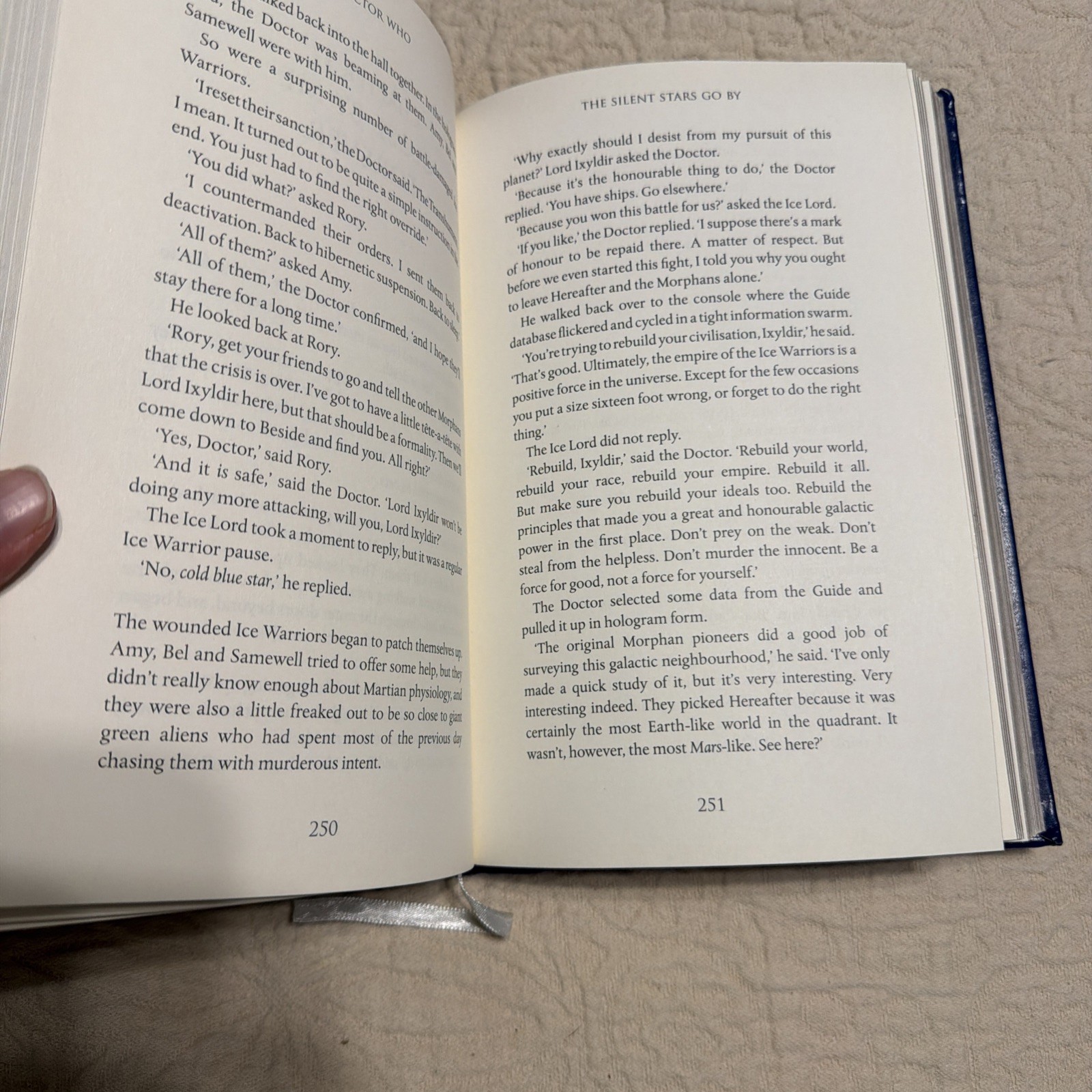 Barnes and Noble Leather-bound Classics Doctor Dr. Who The Silent Stars Go By