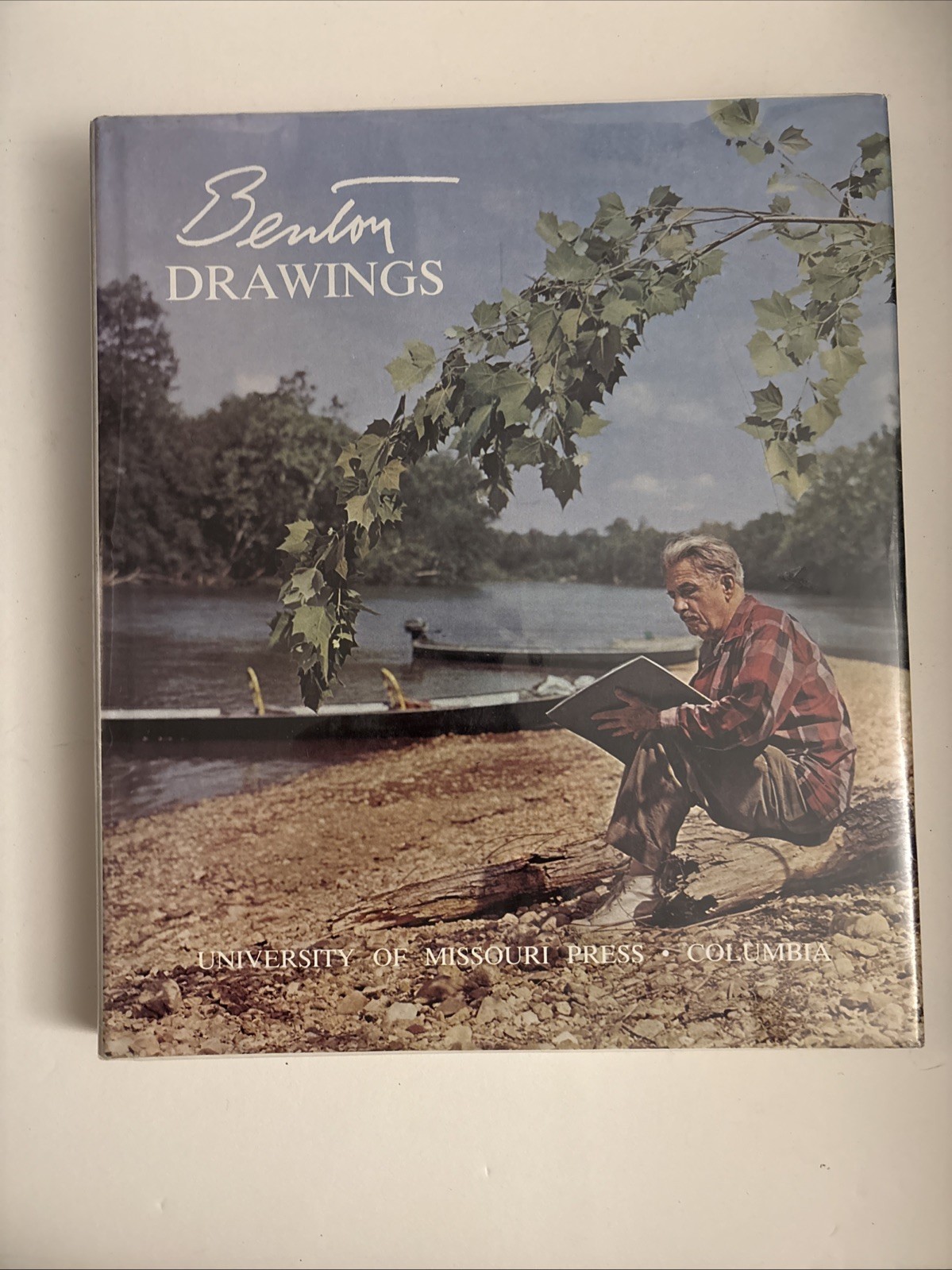 THOMAS HART BENTON SIGNED BOOK BENTON DRAWINGS UNIVERSITY OF MISSOURI 1968