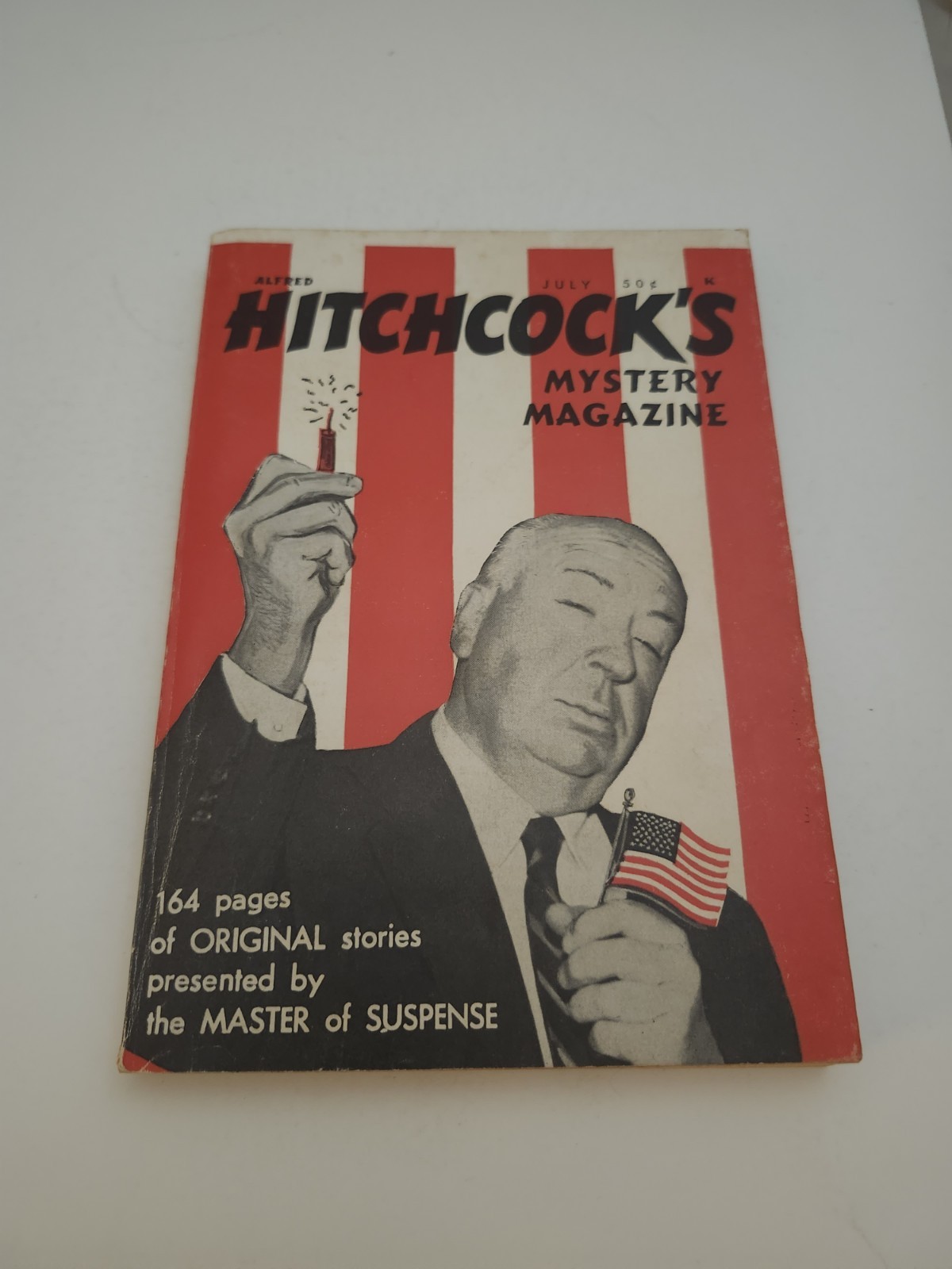Alfred Hitchcock’s Mystery Magazine July 1965 Original Stories Suspense Rare!