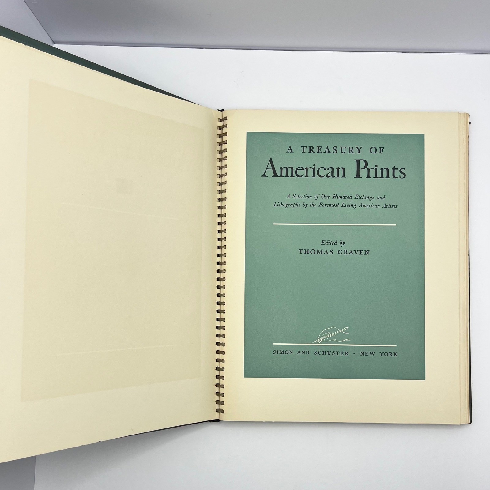 A Treasury of American Prints 1939 Etchings Lithographs Vintage American Artists