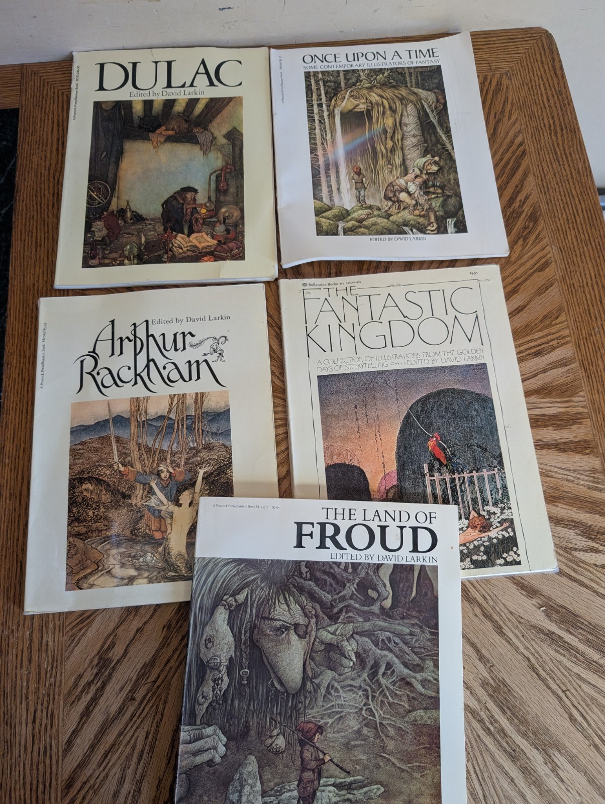 Lot Of 5 ARTHUR RACKHAM, Dulac, Robinson by David Larkin 1975 fairy tales