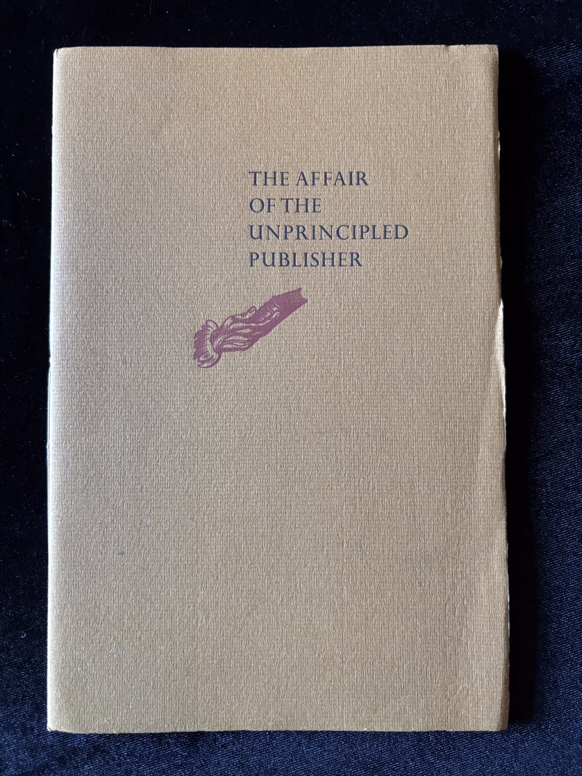 The Affair of the Unprincipled Publisher, by John H. Watson [Lawrence Garland]