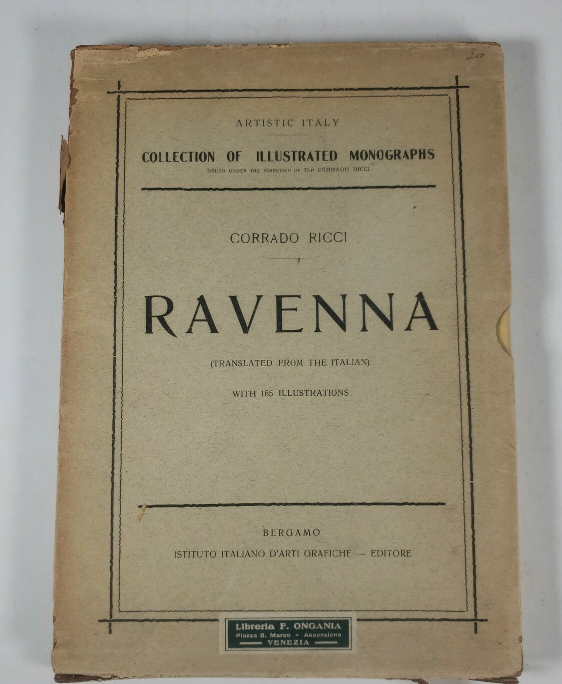 Ravenna – Corrado Ricci – 165 Illustrations Monographs – English – Slipcase