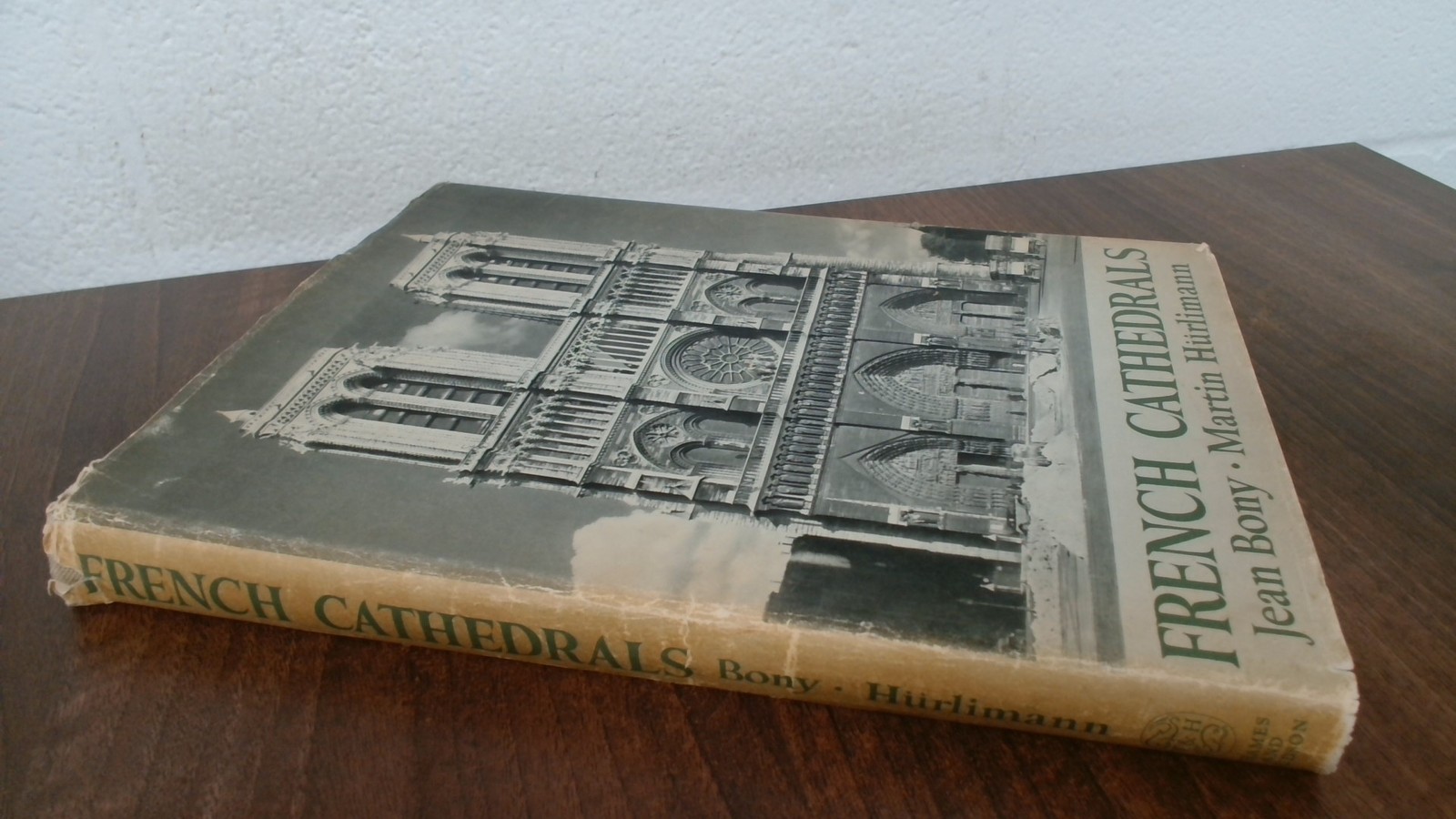 French Cathedrals, Jean Bony, Thames And Hudson, 1954, Hardcover