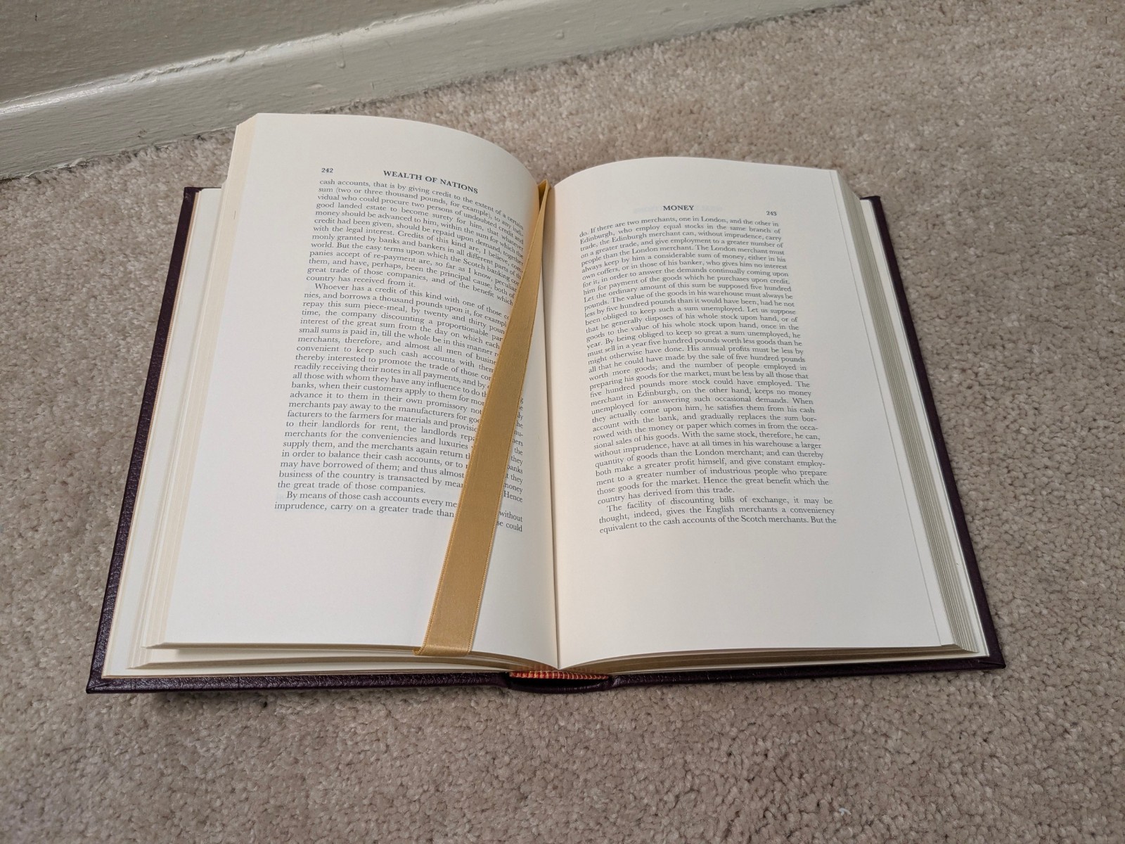 The Wealth of Nations by Adam Smith – Easton Press Collector’s Edition Leather
