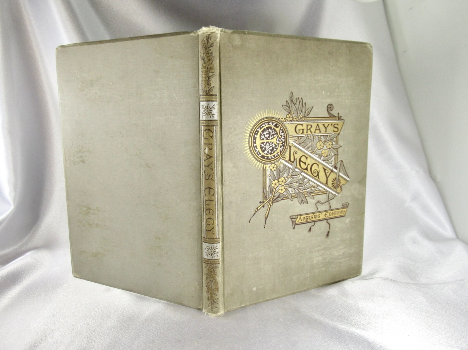 1885 GRAY’S ELEGY ARTIST’S ED THOMAS GRAY LIPPINCOTT HB 22 ENGRAVINGS A B FROST