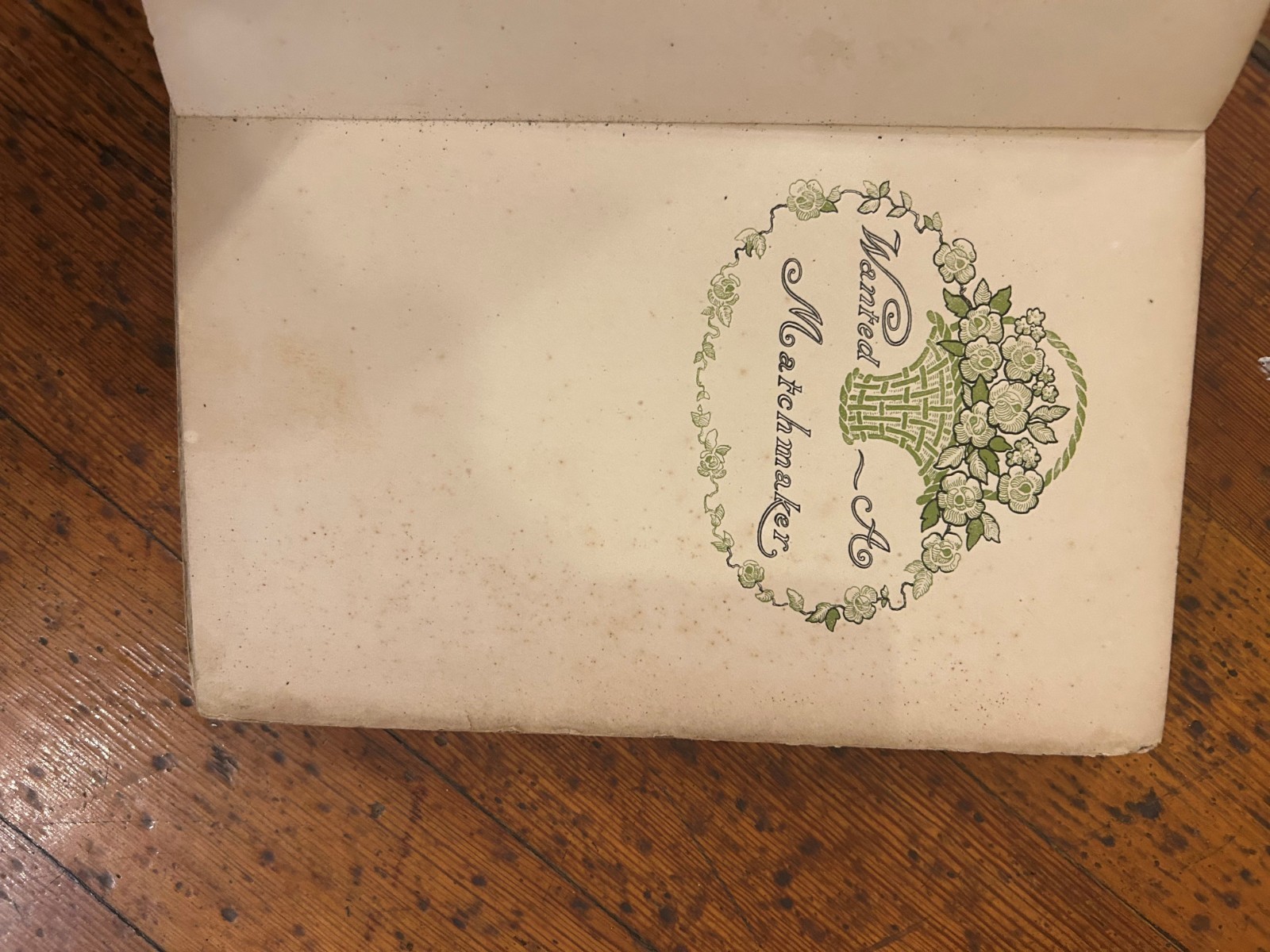 Rare 1900 Wanted: A Matchmaker by Paul Leicester Ford –Antique Hardcover