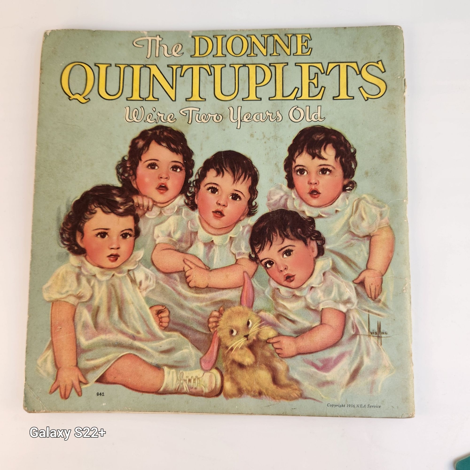 The Dionne Quintuplets Were Two Years Old By Willis Thornton Vintage Booklet