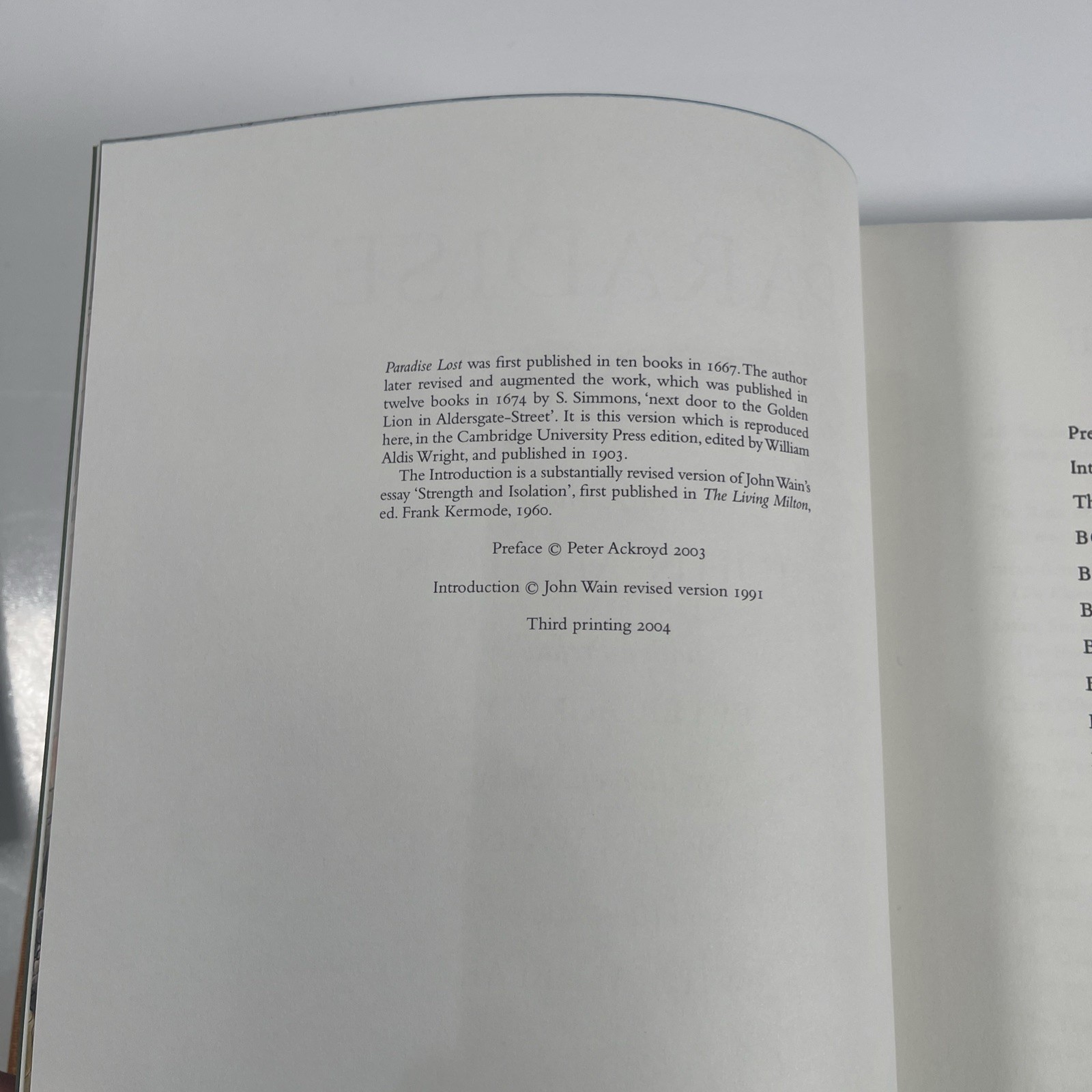 Folio Society – Paradise Lost – John Milton – Illustrated William Blake 2004 3rd