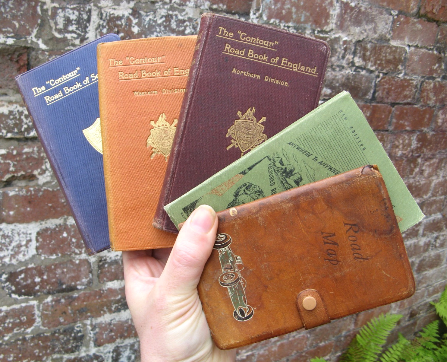 Vintage Car Travel Guides- Contour Road Book Johnstone Bacon Motorists