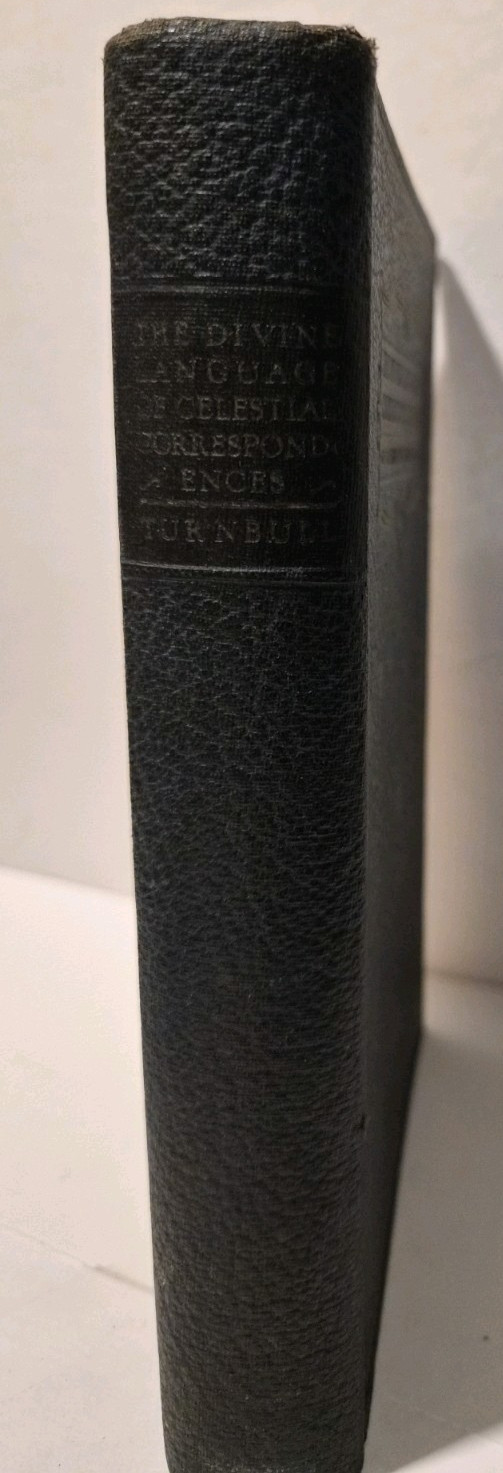 The Divine Language of Celestial Correspondences: C. Turnbull HC/G/1926 (photos)