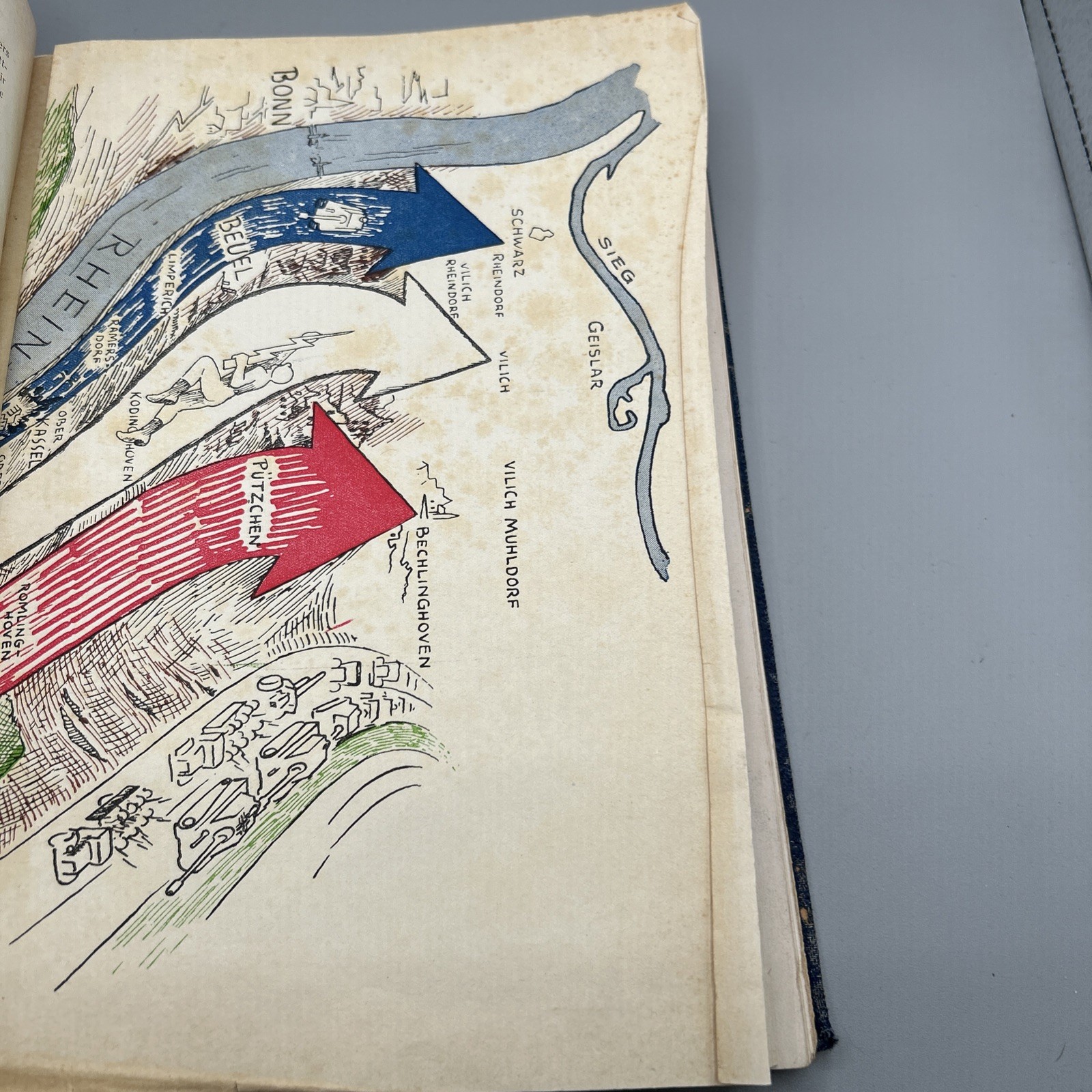 1945 Combat Journal 311th Timberwolf Regiment 78th Lightning Division