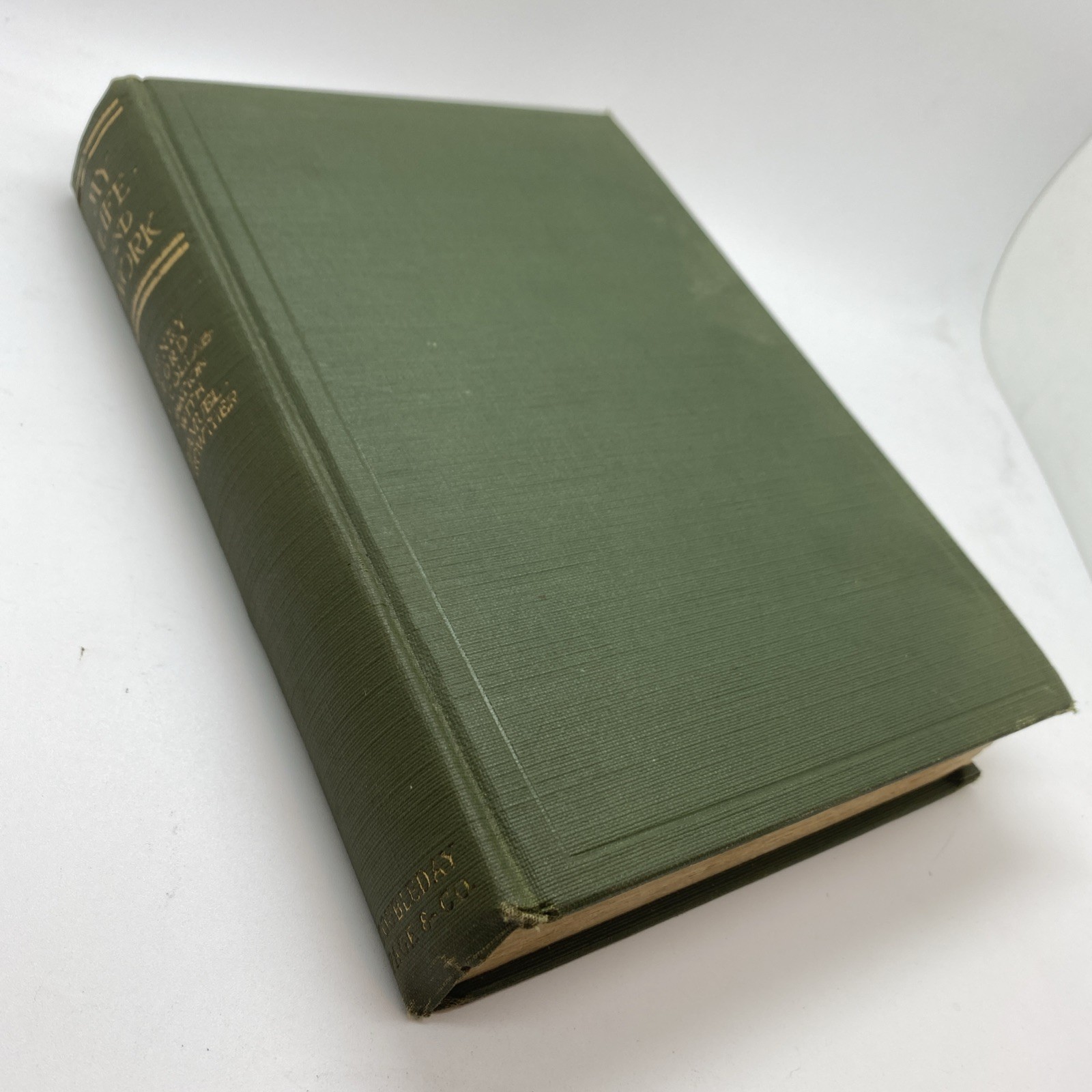 Henry Ford 1924 My Life And Work Biography Autobiography Hardcover Green Cloth