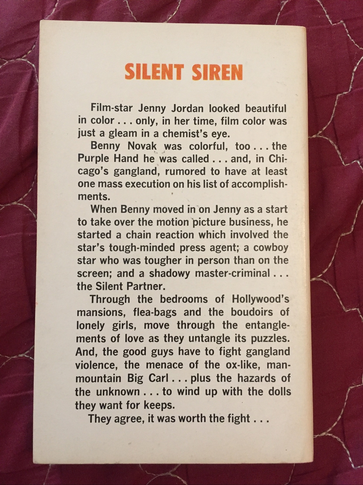 Sleaze Vintage Pb gga, Silent Siren by Love, PEC Book N131, 1966, VG+