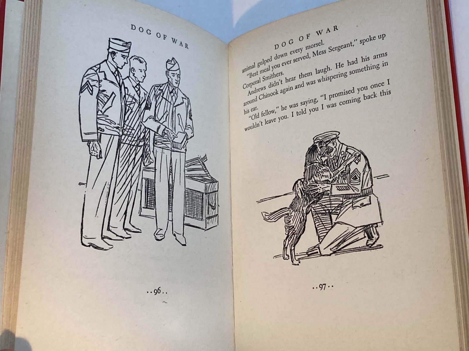 Dog of War by Fairfax Downey; 2nd Printing, 1944, Illustrated, VG+ / VG-