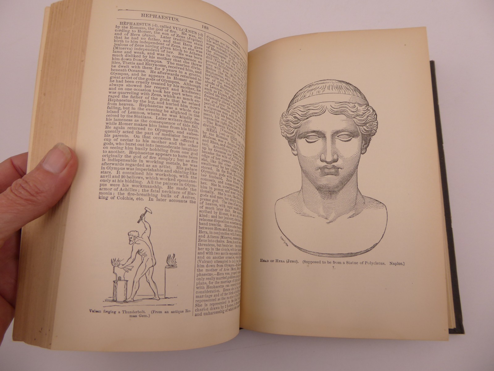Antique: A Smaller Classical Dictionary By William Smith HB American Book Co.