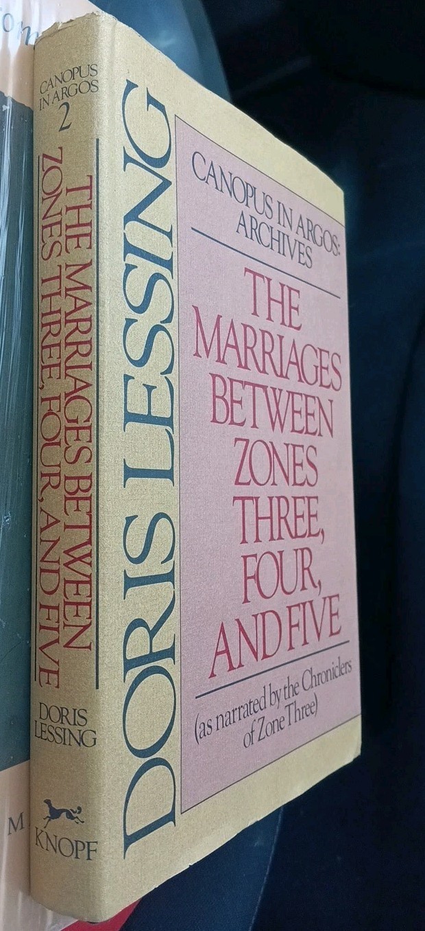 Doris LESSING Marriages Between Zones Three Four Five Canopus in Argos 1st Ed.