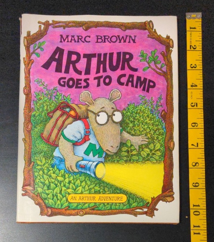 Arthur Goes To Camp Marc Brown 1982 1st Ed 2nd Printing Hardcover Dust Jacket