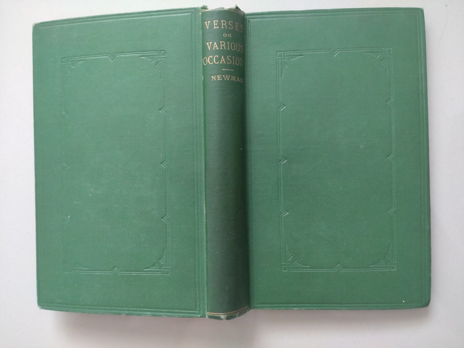 Verses On Various Occasions. by John Henry Newman, Third Edition. 1869 Hardback.