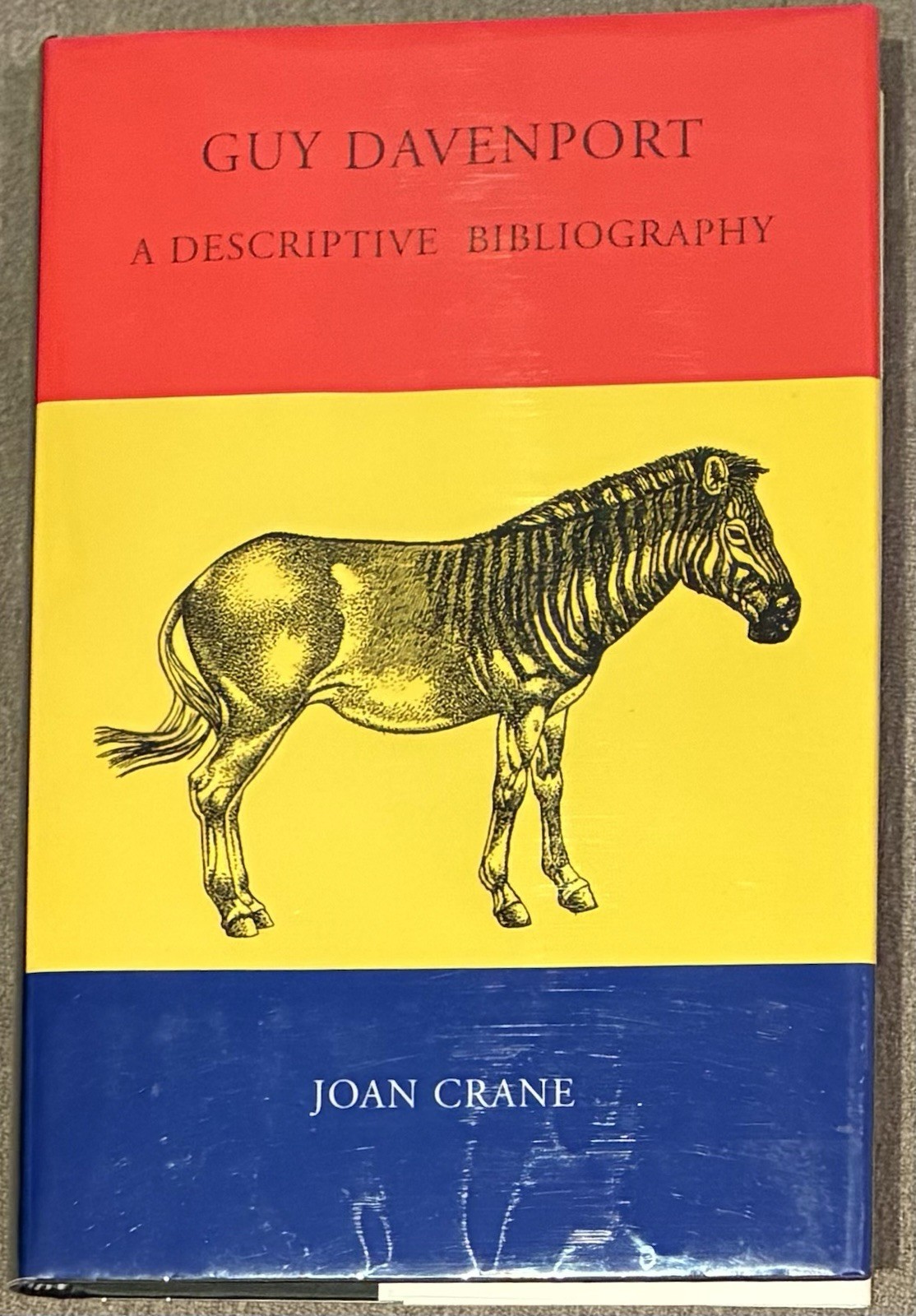 Guy Davenport: A Descriptive Bibliography 1947-1995 by Joan Crane. Like New. DJ.