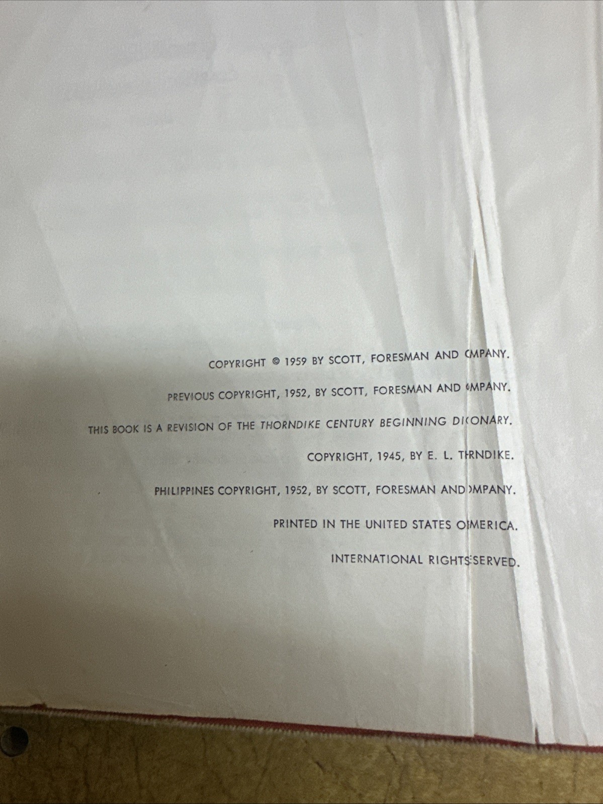 Thorndike Barnhart Beginning Dictionary – Vintage
