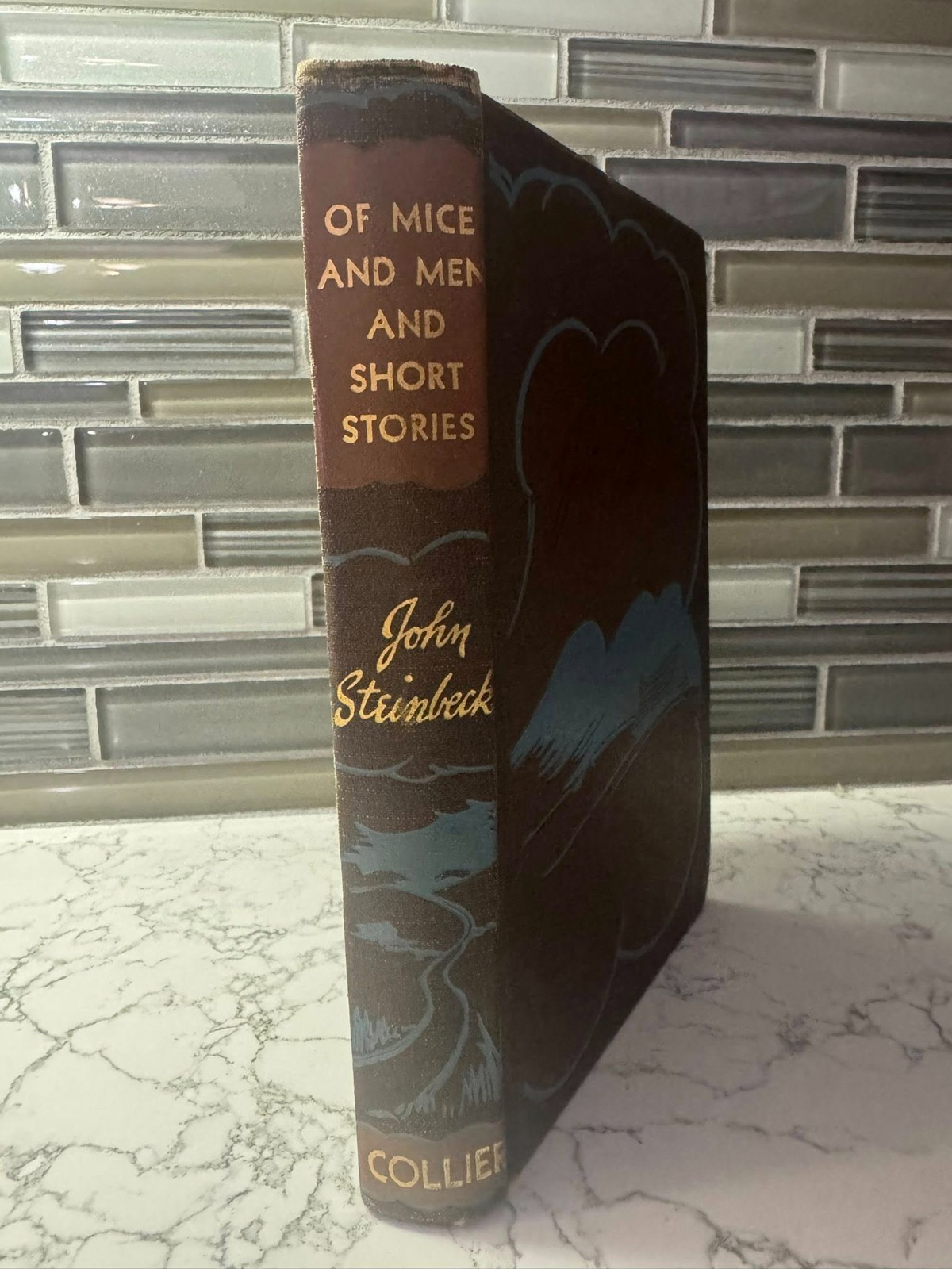 3 Vintage John Steinbeck Books = 16 Short Stories Collier Tortilla Cannery Mice