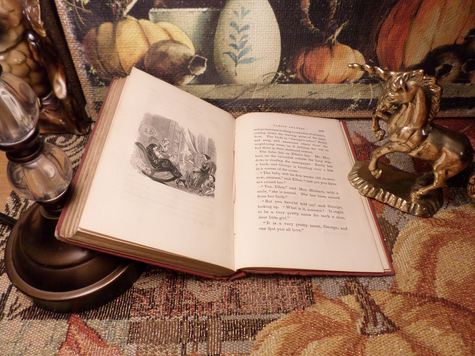 Ellen Herbert; Or, Family Changes 1847 Unstated FIRST EDITION Antique Hardcover