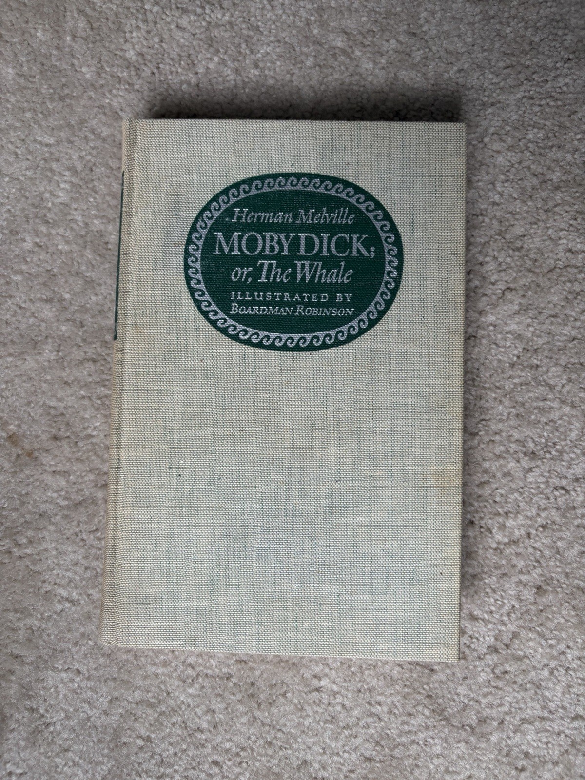 Moby Dick or The Whale By Herman Melville Heritage Press 1943