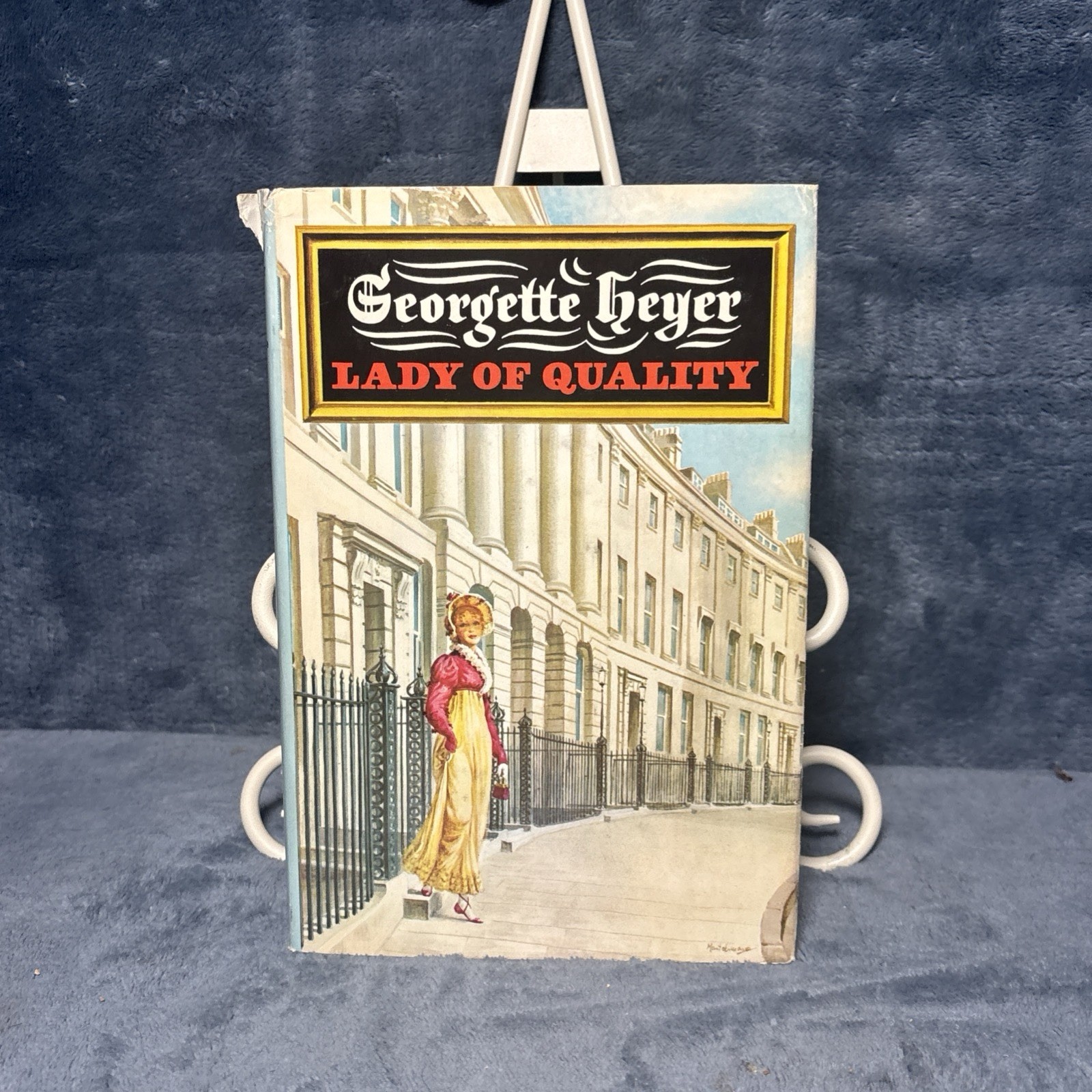 Lady of Quality by Georgette Heyer 1972 Hardcover Book HCDJ BCE
