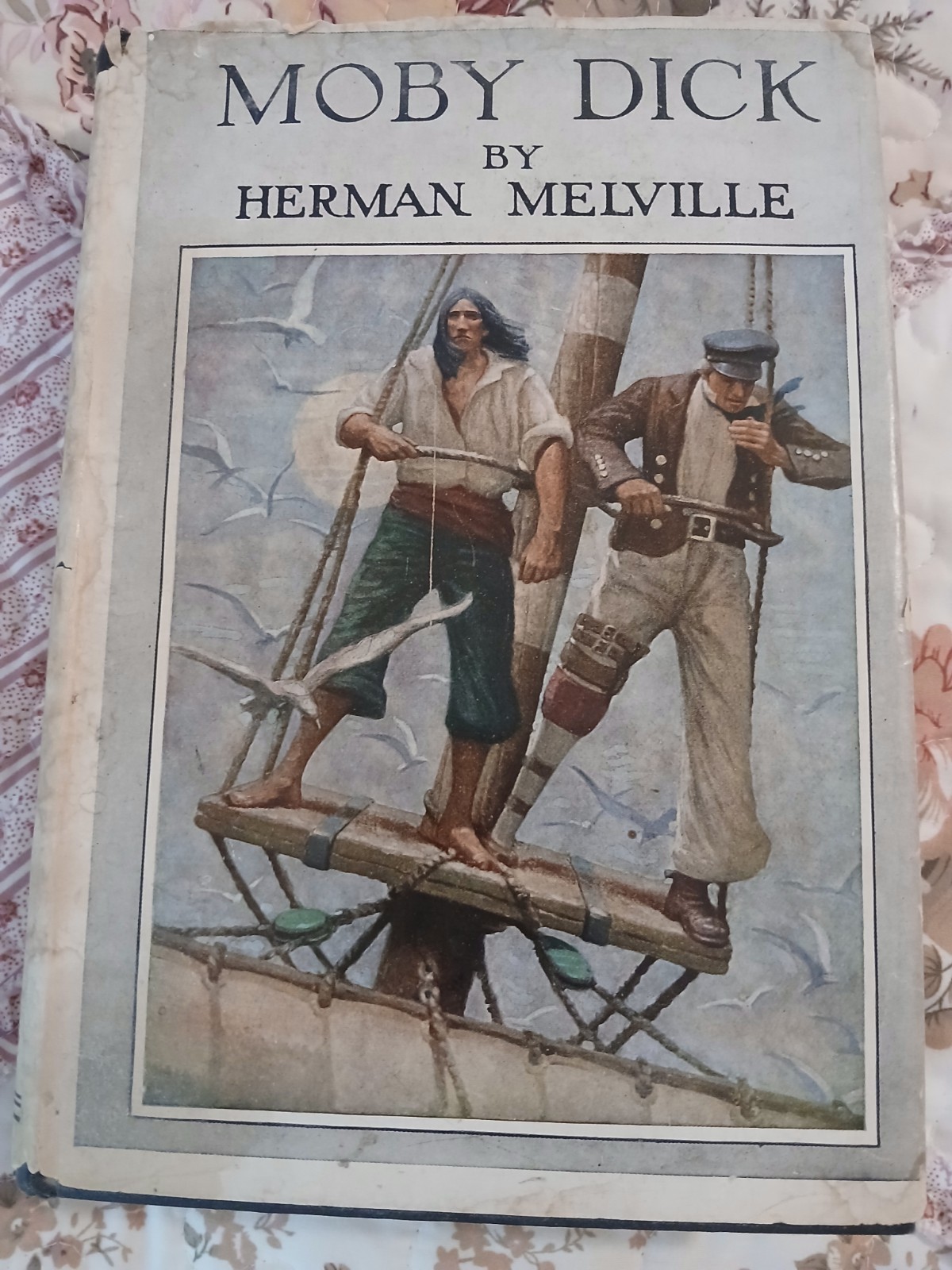 Moby Dick or The White Whale Herman Melville Dodd Mead Schaeffer Illust 1942 HC