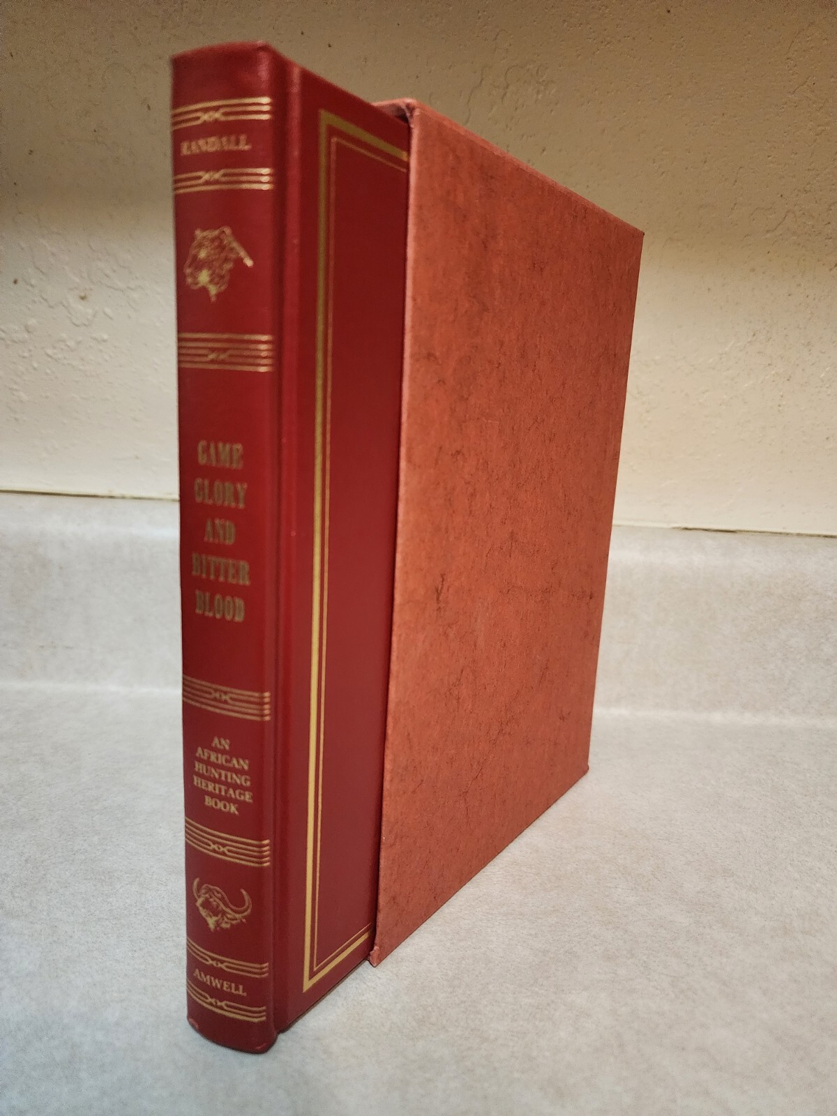 GAME GLORY BLOOD Randall AMWELL PRESS Signed 1st Limited Edition AFRICAN HUNTING