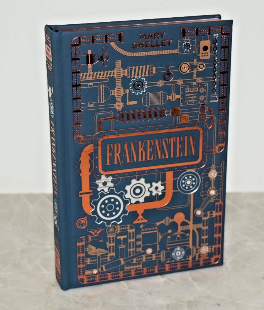 NEW Frankenstein Dracula Mary Shelley Stoker Ribbon Gilded Hardcover Deluxe