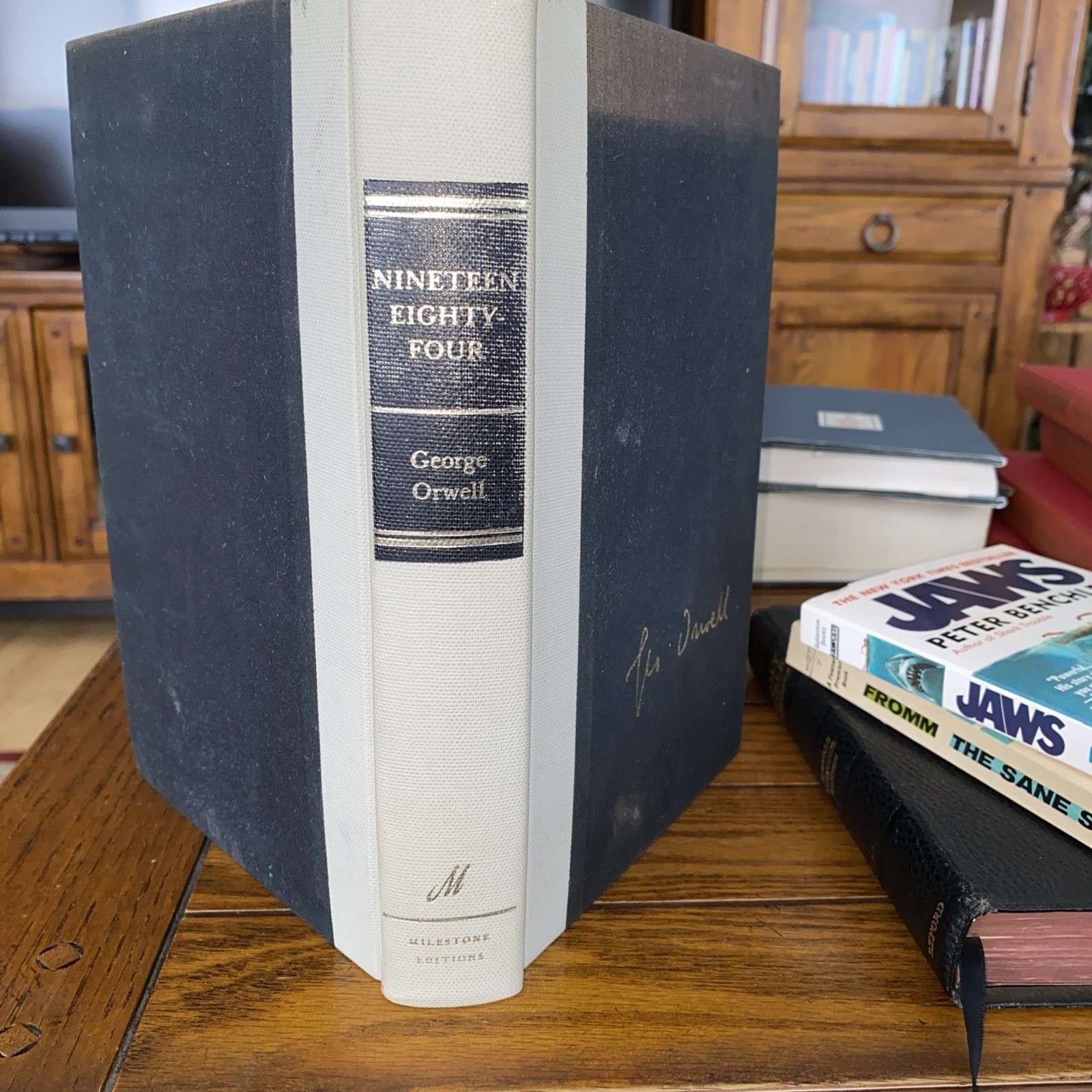 Nineteen Eighty Four 1949 Harcourt Brace First American Edition HC No DJ Good