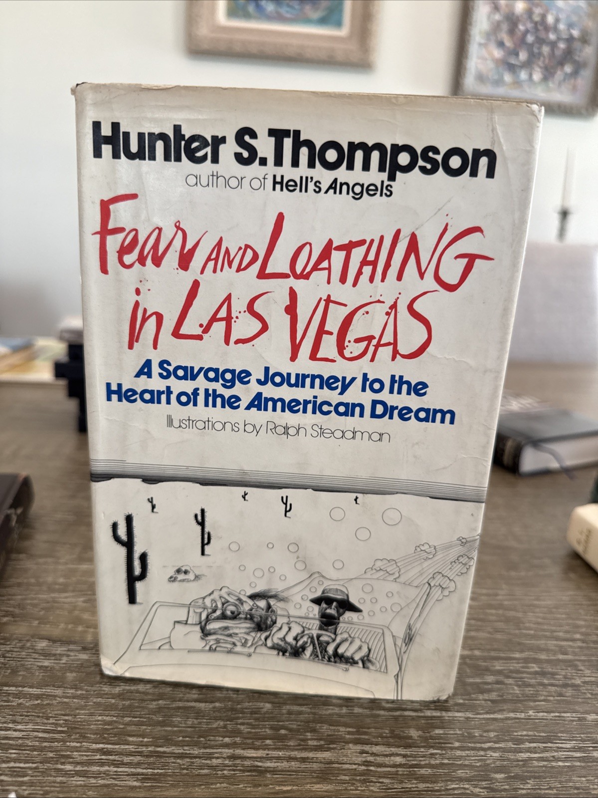 1971 Fear And Loathing In Las Vegas By Hunter S. Thompson, 1st Edition, HC+DJ