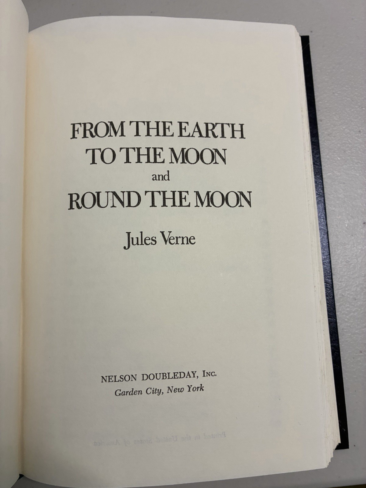 Set of 3 Jules Verne HC Books Twenty Thousand Leagues, Journey To, Earth To Moon