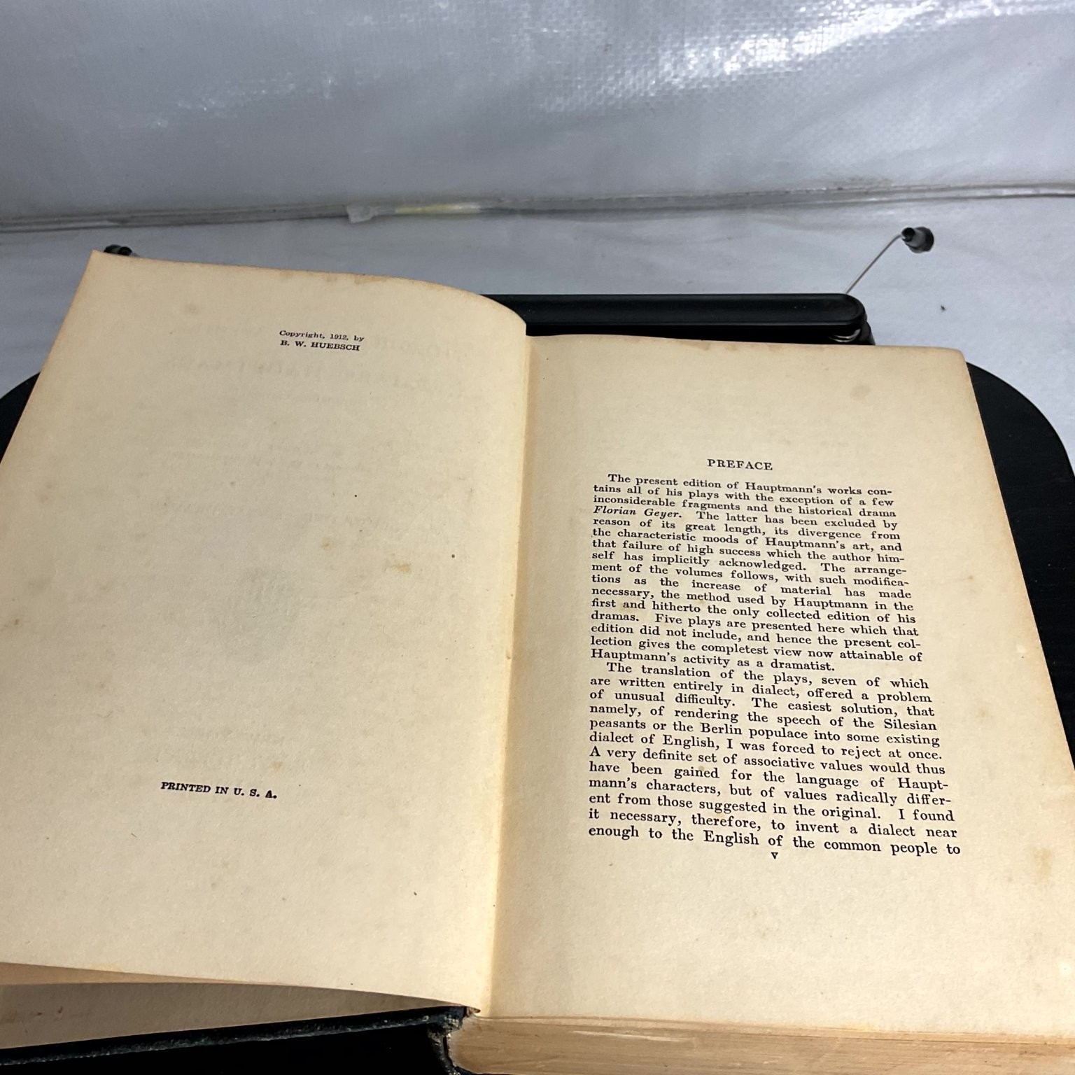 Dramatic Works Gerhart Hauptmann Volume 1 1912 Social Dramas