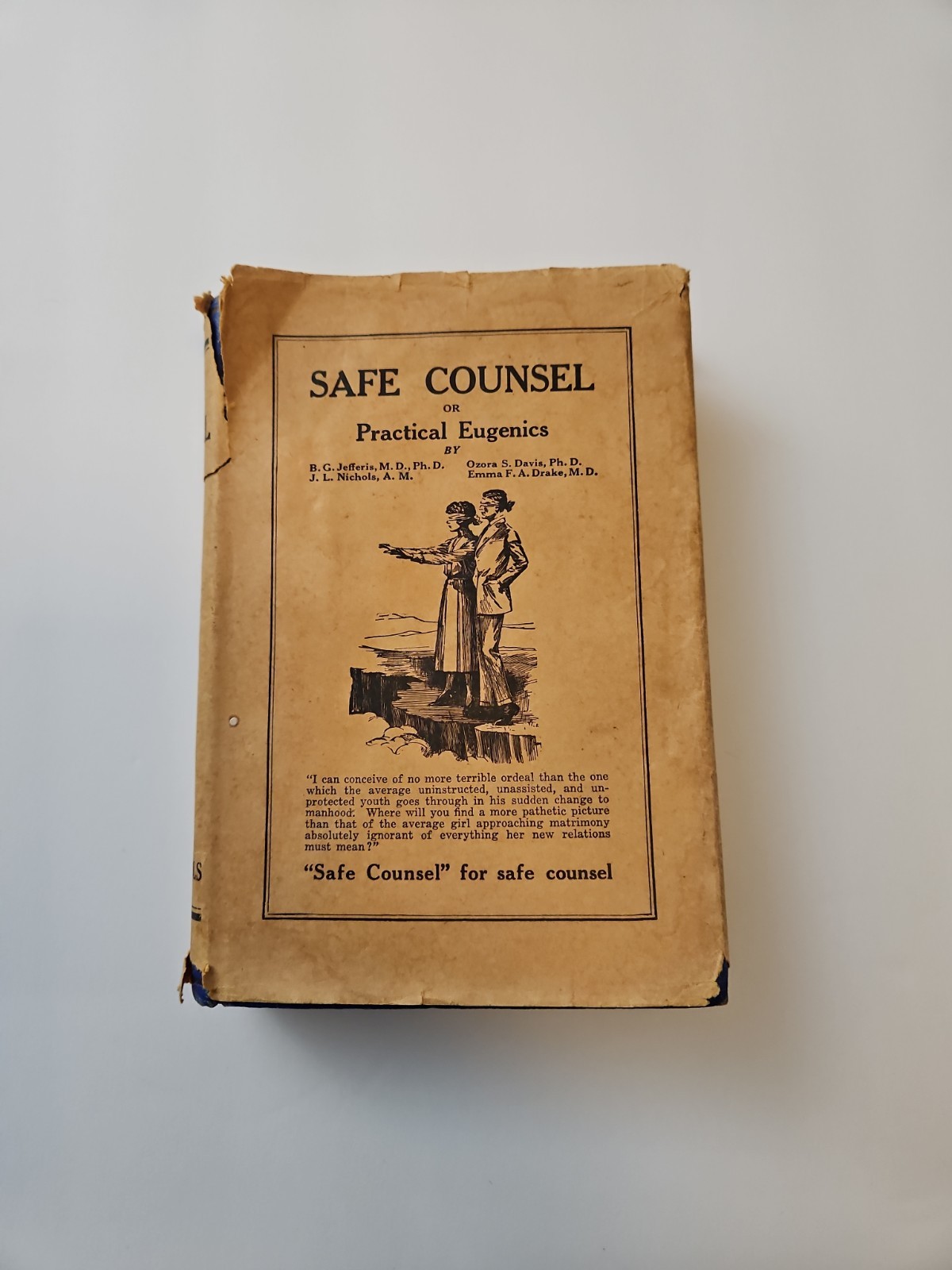 1934 „Safe Counsel“ or Practical Eugenics by Jefferis & Nichols – HC