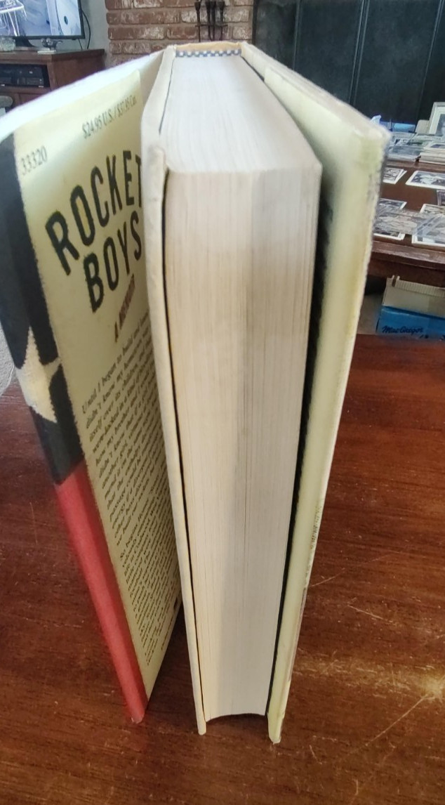 Rocket Boys 1998 Delacorte Press, Signed by Author, Unmarked, Good Condition