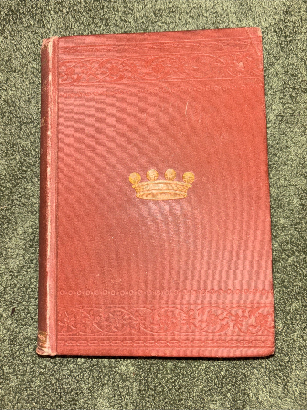 Antique 1877 Book: The Baroness of New York by Joaquin Miller