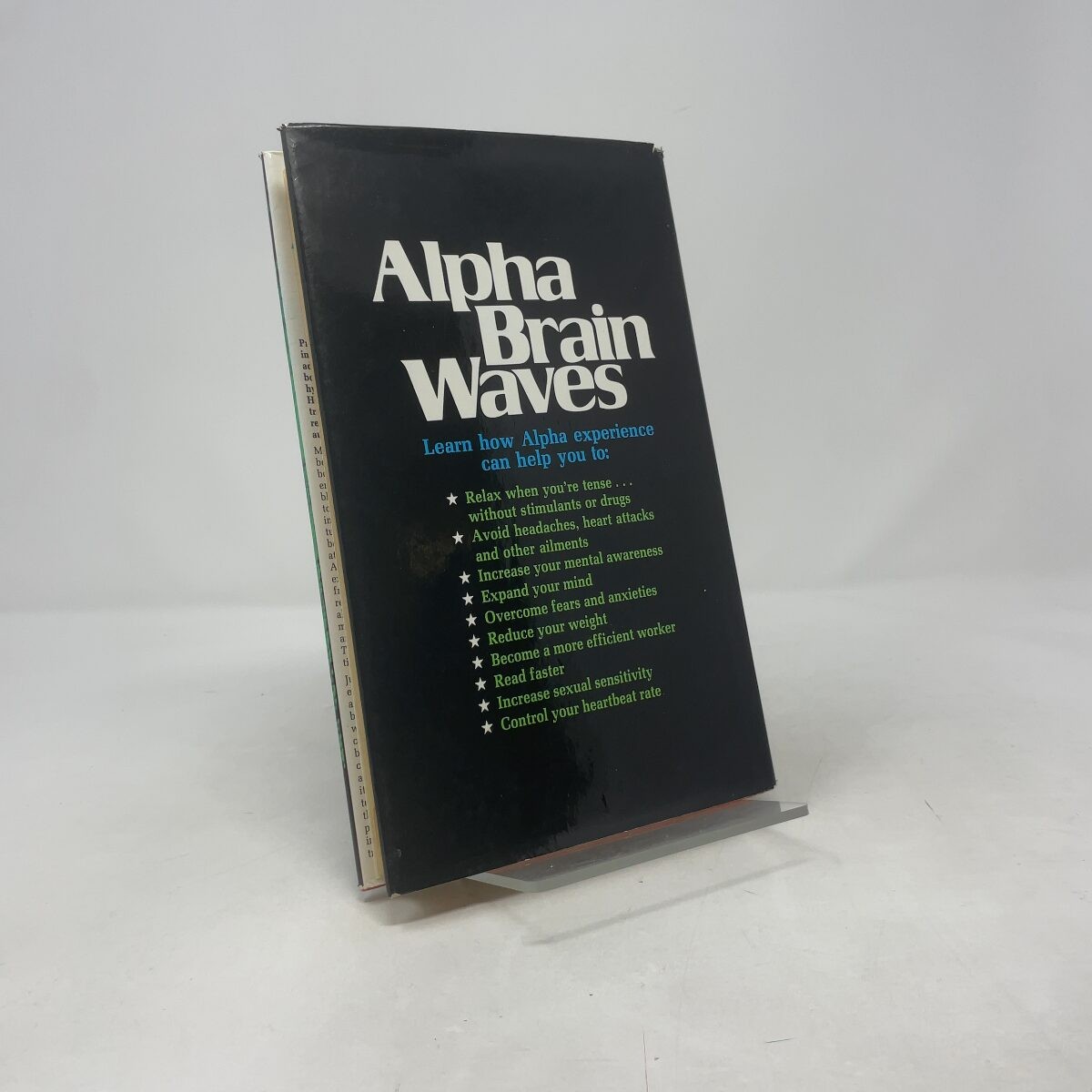 Alpha Brain Waves by Jodi Lawrence HC First Edition Very Good 1972