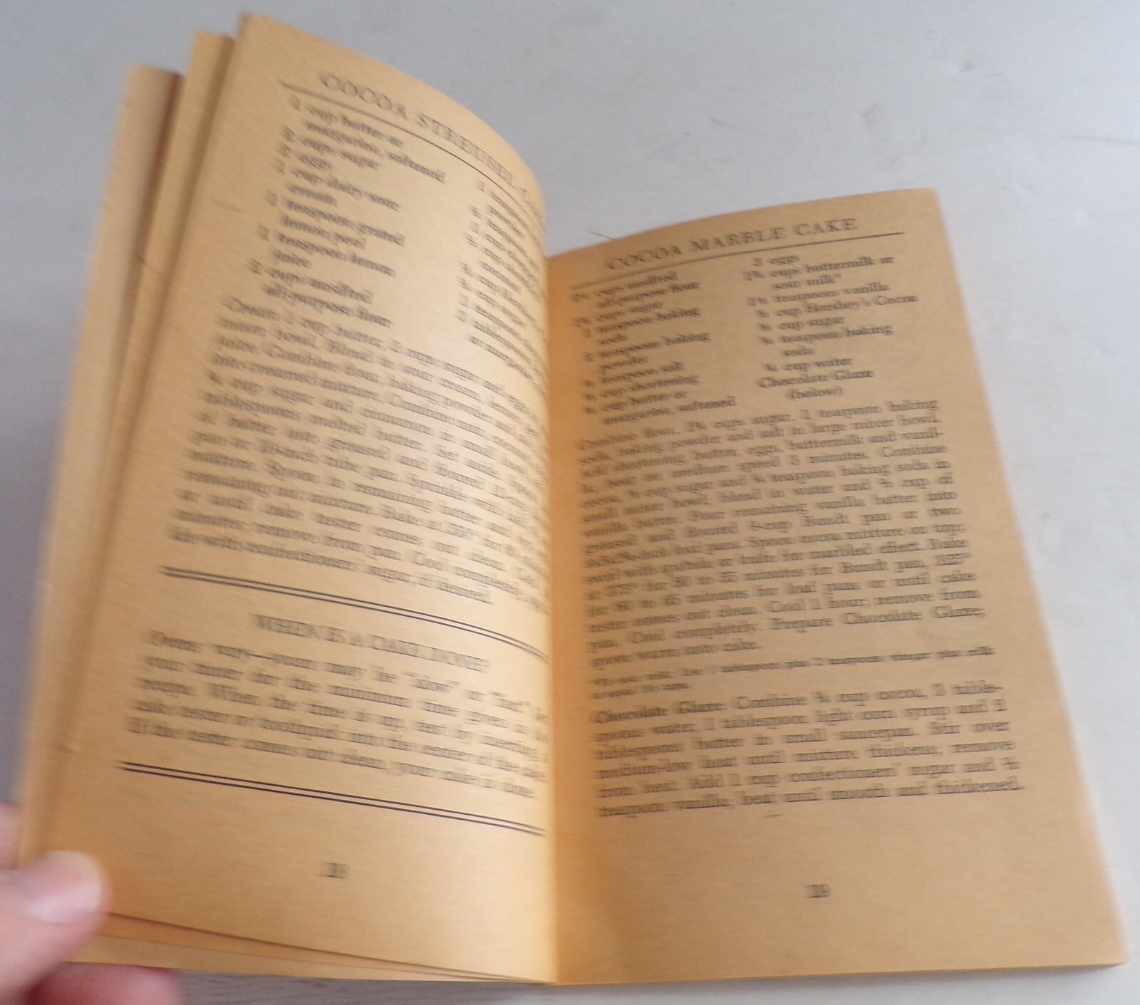 1979 Hershey’s Cocoa Cookbook, Vintage Hershey Cookbook