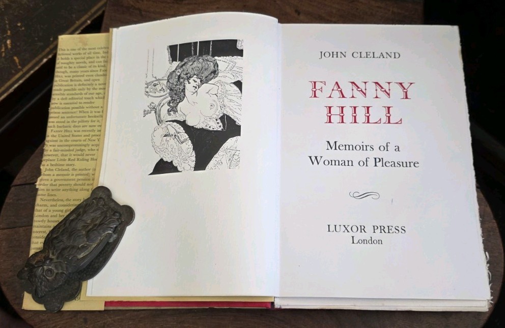 Fanny Hill Memoirs of a Woman of Pleasure by John Cleland, 1963, Luxor Press